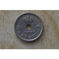 Норвегия 25 эре 1950