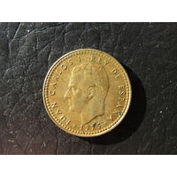 Испания. 1 песета. 1975. С 20 копеек. Распродажа коллекции. Смотрите другие лоты.