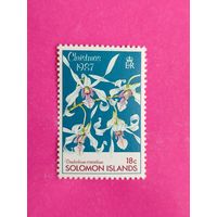 Соломоны Острова. Рождество. ( 1 марка ) 1987 года. 7-7.
