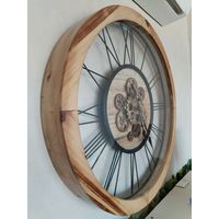Огромные настенные часы , массив дерева!