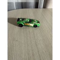 Машинка holt feels зеленая , наклейки светяться в темноте