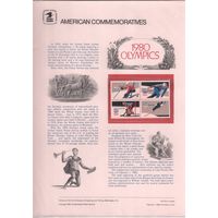 США-1980 (Мих.1411-1414),  Спорт, Зимння ОИ-1980, цельные вещи