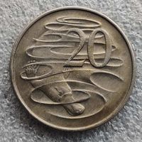 Австралия 20 центов  1967 г.