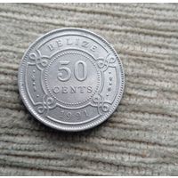 Werty71 Белиз 50 центов 1991