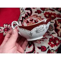 Сливочник соусник фарфор, Барановка СССР красивый