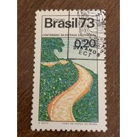 Бразилия 1973. Brazilian anniversaries. Марка из серии