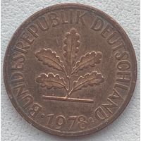 Германия 1 пфенниг 1978 г. J