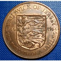 Джерси 1/12 шиллинга 1966 г. 900 лет битве при Гастингсе.