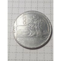 100 лир Италия 1958 год