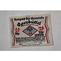 1921 год 25 пфеннигов  Германия