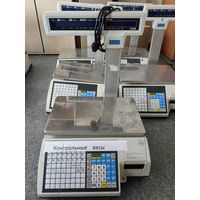 Весы электронные СL5000J-15IP-TCP-IP с термопечатью (со стойкой)