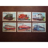 Буркина-Фасо 1985 г.Железнодорожные локомотивы./п/