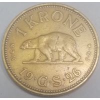 А6.4 Гренландия 1 крона 1926