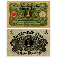 Германия. 1 марка (образца 1920 года, P58, UNC)