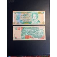 Белиз, 1 доллар 1990 г., P-65, UNC серия АА