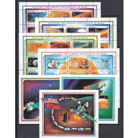 Космос. Исследования Марса. Гренада. 1991. 4 малых листа и 3 блока. Michel N 2276-2313, бл285-287 (107,5 е)