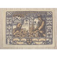 Нотгельды Австрия Критцендорф, 20 геллеров 1920 год