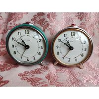 Винтажные будильники механические ROSTOV и Витязь. СССР.