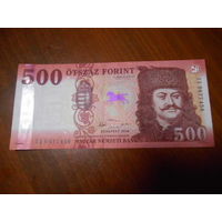 Венгрия 500 форинтов 2018 г.