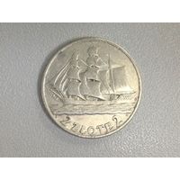 Польша 2 злотых 1936 Кораблик