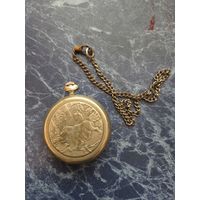 Карманные часы Молния волки