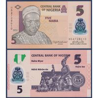 Нигерия, 5 найра 2024 г, P-38 (HS, полимер, премьер-министр Балева Абубакар Тафава), UNC