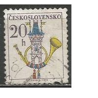 Чехословакия. Почтовый рожок. Стандарт. 1974г. Mi#2227..