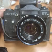 Фотоаппарат Зенит с нечастым обьективом Гелиос 44м-6. Состояние!