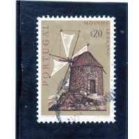 Португалия.Ми-1121.Горная Ветряная мельница, Буссако.1971.