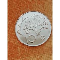 1. Распродажа! 10 центов Намибия 2024 г. RR! Редкий год! UNC