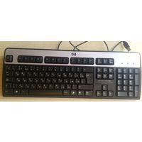 Клавиатура HP KU-0316, EN/RU РСТ русская раскладка, USB, черная