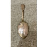 Ложка столовая посеребренная Fraget с клеймами,187 грамм