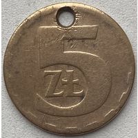 Польша 5 злотых 1977 г.