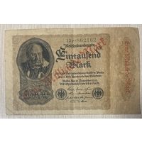 Банкнота 1 миллиард марок. 1922 год. Веймарская республика. С рубля без МЦ.