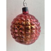 Ёлочная игрушка шар СССР