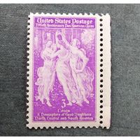 Марка США 1940 год 50-летие Панамамериканского союза