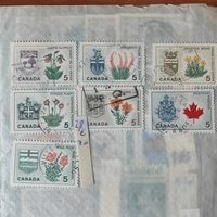 Марки Канады, гербы. Серия