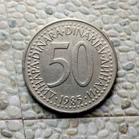 50 динаров 1985 года Югославия. Социалистическая Югославия. Единственная на аукционе!
