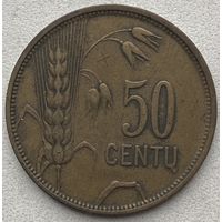 Литва 50 центов 1925 г.