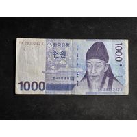 Южная Корея 1000 вон 2007