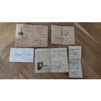 Удостоверение водителя мотоцикла 1948 год