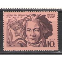 Марки СССР.1970г. Людвиг Ван Бетховен
