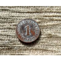 Werty71 Германия 1 пфенниг 1910 F