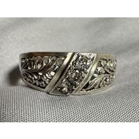Кольцо серебряное 925 пробы. 17