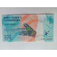 Мадагаскар 100 UNC c рубля
