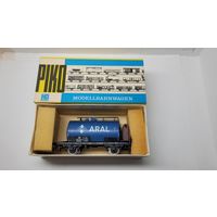Вагон PIKO грузовой, цистерна ARAL, редкий, Н0, (235)