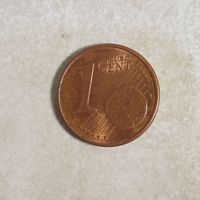1 евроцент 2024 Франция