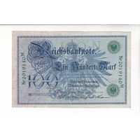 100 МАРОК 1908 ГЕРМАНИЯ ЗЕЛЕНАЯ ПЕЧАТЬ