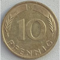 Германия 10 пфеннигов 1990 г. G