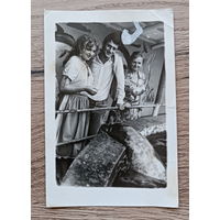 Семья и тюлень, СССР (1985), подписана